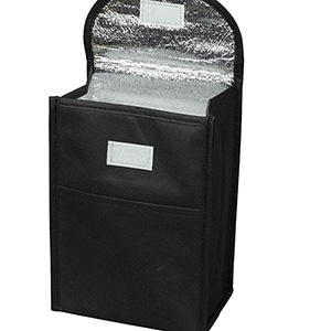 7"W x 10"H x 5"Gusset - "ARCTIC CHILL" Tall Insulated Cooler Lunch Tote with Hook & Loop Closure 1