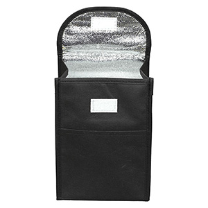 7"W x 10"H x 5"Gusset - "ARCTIC CHILL" Tall Insulated Cooler Lunch Tote with Hook & Loop Closure 1