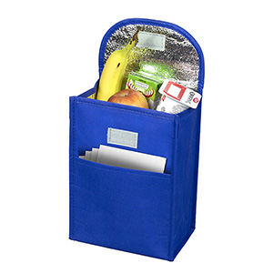 7"W x 10"H x 5"Gusset - "ARCTIC CHILL" Tall Insulated Cooler Lunch Tote with Hook & Loop Closure 1