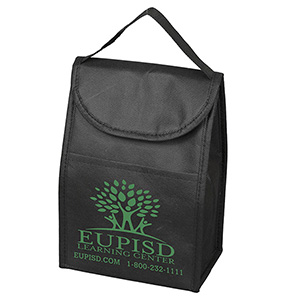 7"W x 10"H x 5"Gusset - "ARCTIC CHILL" Tall Insulated Cooler Lunch Tote with Hook & Loop Closure 1