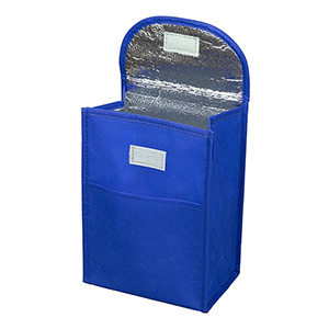 7"W x 10"H x 5"Gusset - "ARCTIC CHILL" Tall Insulated Cooler Lunch Tote with Hook & Loop Closure 1