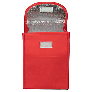 7"W x 10"H x 5"Gusset - "ARCTIC CHILL" Tall Insulated Cooler Lunch Tote with Hook & Loop Closure 1