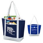17-1/2"W x 13-1/2"H x 6"Gusset - "THE LIBERTY" Corporate, Travel and Beach Tote Bag 1 17-1/2"W x 13-1/2"H x 6"Gusset - "THE LIBERTY" Corporate, Travel and Beach Tote Bag 1