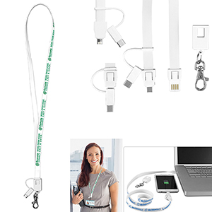 "LAYTON" 5-in-1 Lanyard Cell Phone Charging Cable 1 "LAYTON" 5-in-1 Lanyard Cell Phone Charging Cable 1