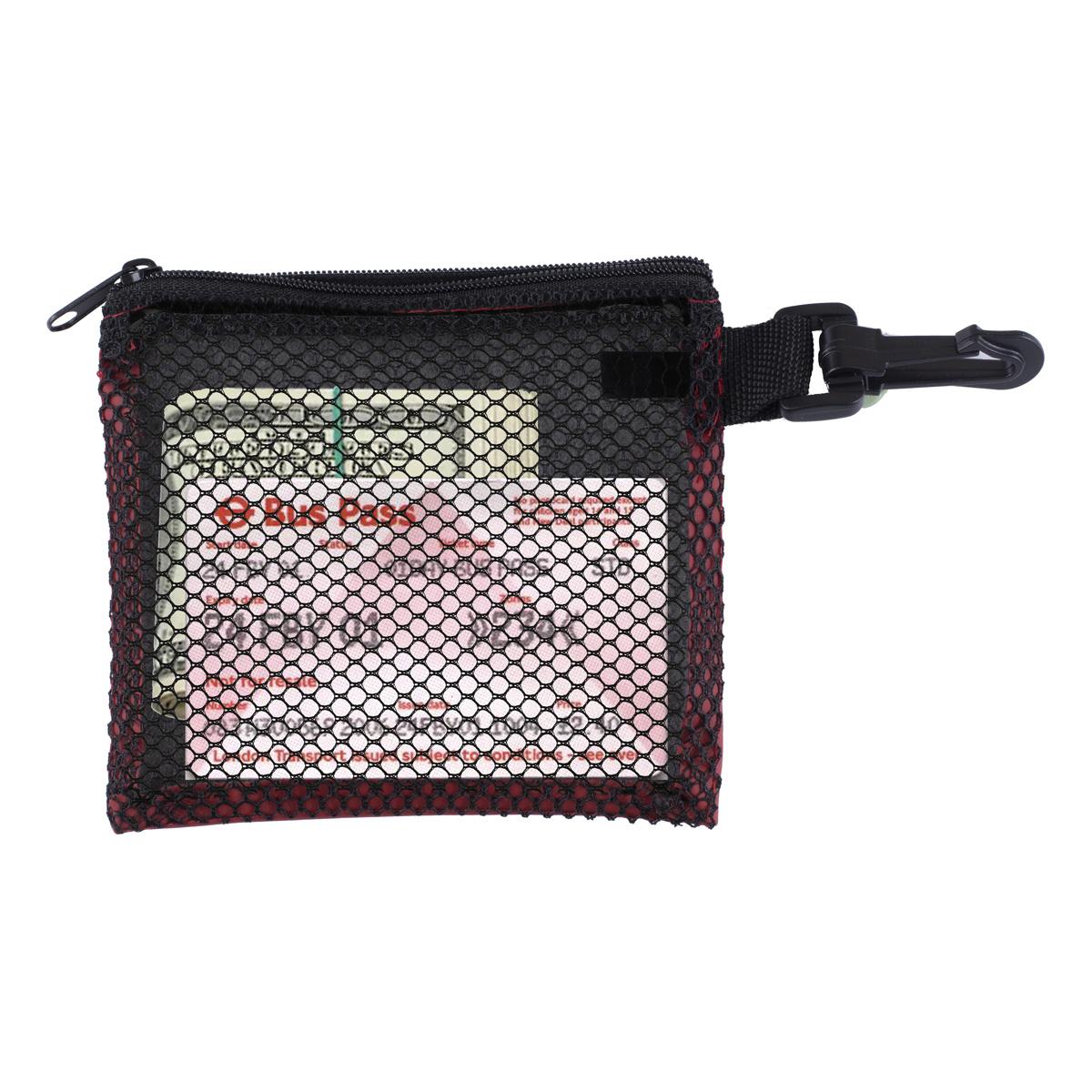 "Delos" Mesh Zippered Storage Pouch (Overseas) 1