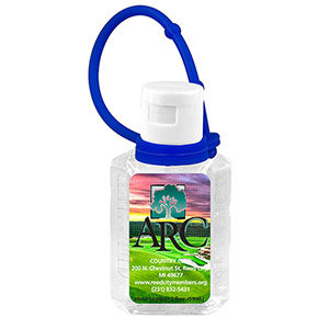"Blast" 1.0 oz Compact Hand Sanitizer Antibacterial Gel in Flip-Top Squeeze Bottle 1