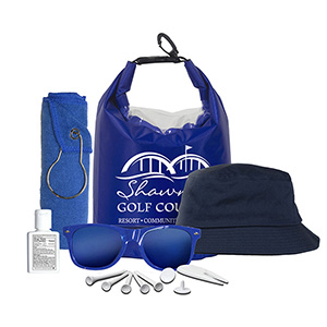"FAIRWAY GOLF KIT" 13 Piece Golf Kit in Deluxe Dry Bag 1