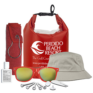 "FAIRWAY GOLF KIT" 13 Piece Golf Kit in Deluxe Dry Bag 1
