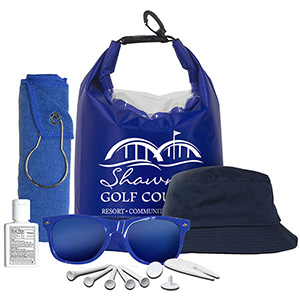 "FAIRWAY GOLF KIT" 13 Piece Golf Kit in Deluxe Dry Bag 1