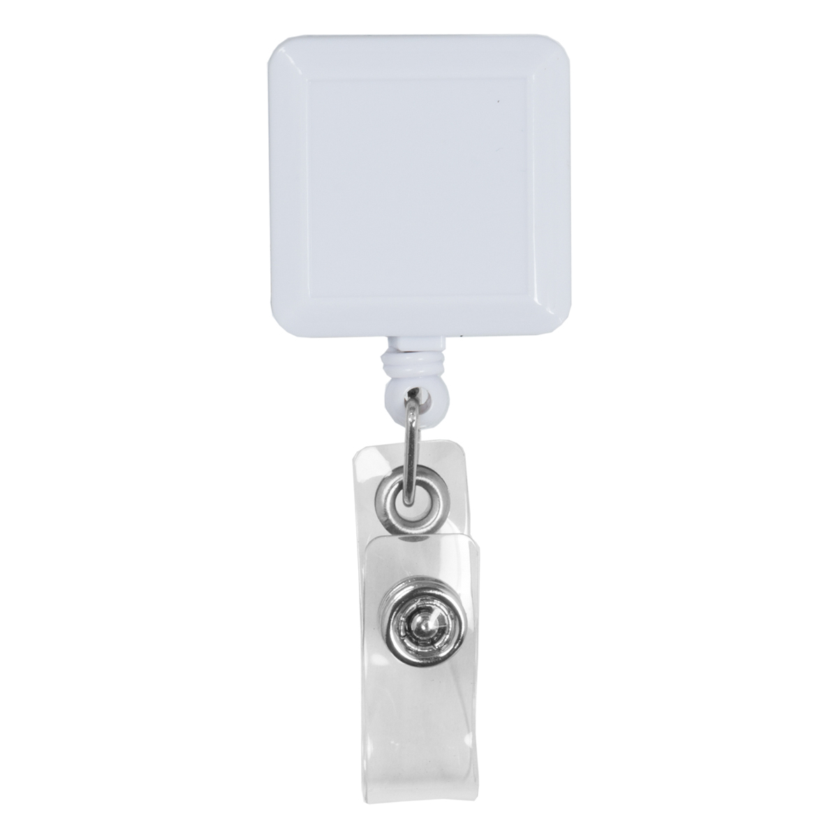 "Olmsted VL" Retractable Badge Reel & Badge Holder w/Metal Rotating Alligator Clip (Spot Color) 1