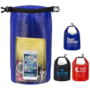 "The NavagioL" 5.0 Liter Water Resistant Dry Bag w/Clear Pocket Window (Overseas) 1 "The NavagioL" 5.0 Liter Water Resistant Dry Bag w/Clear Pocket Window (Overseas) 1