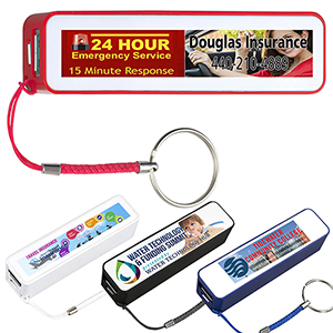 "In Charge" UL Listed 2200 mAh Portable Lithium Ion Power Bank Charger (Full Color) 1 "In Charge" UL Listed 2200 mAh Portable Lithium Ion Power Bank Charger (Full Color) 1