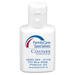 "SunFun L" 1.0 oz Broad Spectrum SPF30 Sunscreen Lotion in Solid White Flip-Top Squeeze Bottle 1 "SunFun L" 1.0 oz Broad Spectrum SPF30 Sunscreen Lotion in Solid White Flip-Top Squeeze Bottle 1