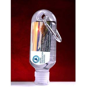 "SanGo L" 1.8 oz Hand Sanitizer Antibacterial Gel in Flip-Top Bottle with Carabiner(OVERSEAS) 1 "SanGo L" 1.8 oz Hand Sanitizer Antibacterial Gel in Flip-Top Bottle with Carabiner(OVERSEAS) 1