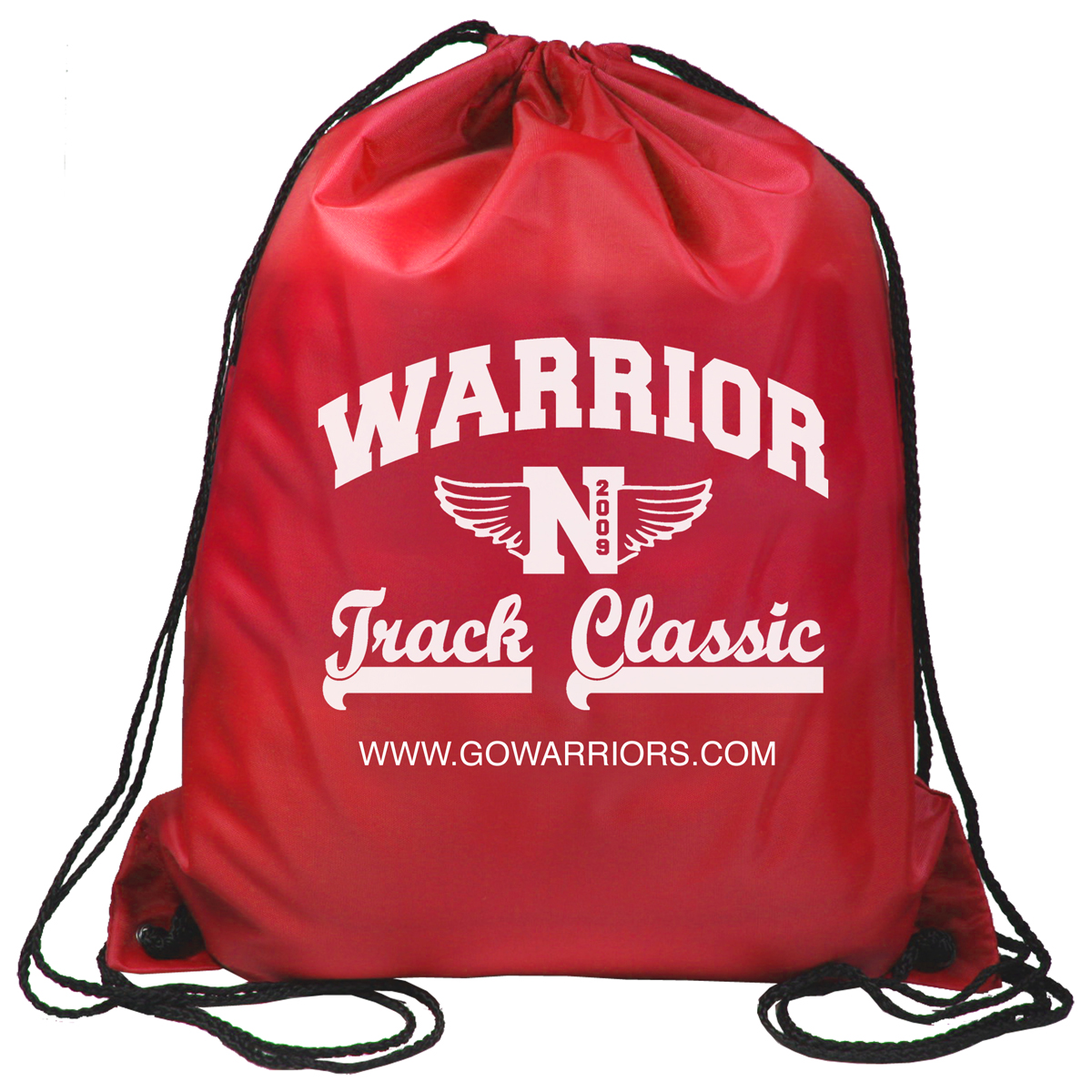 "Ventoux" 210D Polyester Drawstring Cinch Pack Backpack 1