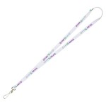 "PALMER" 3/8" Import Air Ship Super Soft Polyester Multi-Color Sublimation Lanyard (Overseas) 1 "PALMER" 3/8" Import Air Ship Super Soft Polyester Multi-Color Sublimation Lanyard (Overseas) 1