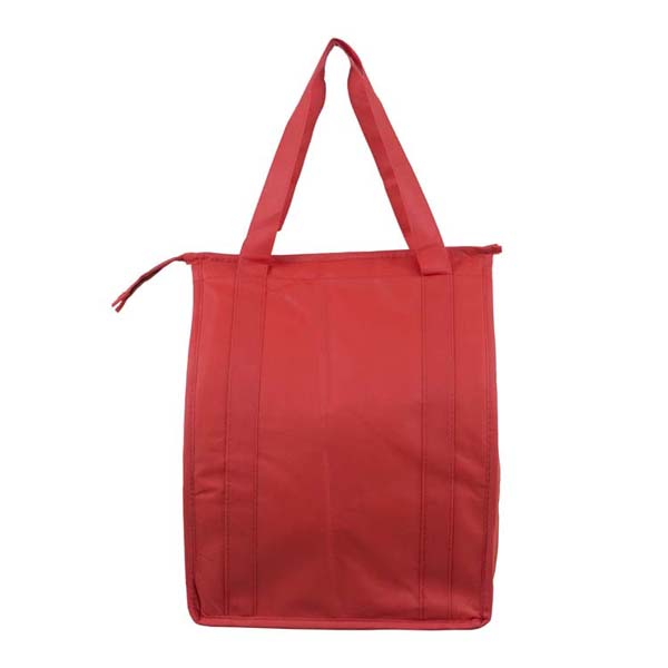 12"W x 16"H x 10"Gusset - "SUPER COOLER" Large Insulated Cooler Zipper Tote Bag 1