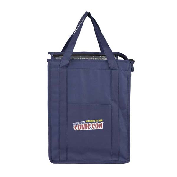 12"W x 16"H x 10"Gusset - "SUPER COOLER" Large Insulated Cooler Zipper Tote Bag 1
