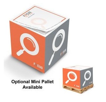 Full Size Non-Adhesive Note Cube® Notepad (3 3/8"x3 3/8"x3 3/8") 1 Full Size Non-Adhesive Note Cube® Notepad (3 3/8"x3 3/8"x3 3/8") 1