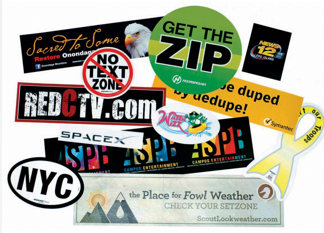 Stik-Withit® Bumper Sticker (5"x7") 1