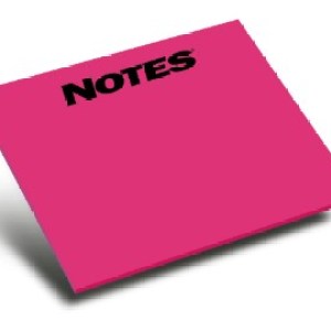 50-Sheet Stick-Withit® Adhesive Notepad w/ Bright Paper (4"x6") 1 50-Sheet Stick-Withit® Adhesive Notepad w/ Bright Paper (4"x6") 1