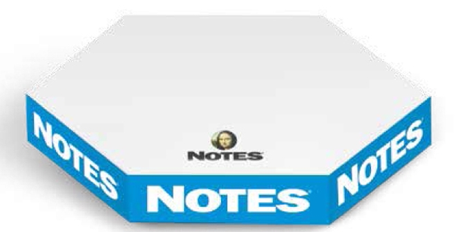 Thins® Octagon Stik-Withit® Note Cube® Notepad (3 5/8"x3 5/8") 1 Thins® Octagon Stik-Withit® Note Cube® Notepad (3 5/8"x3 5/8") 1