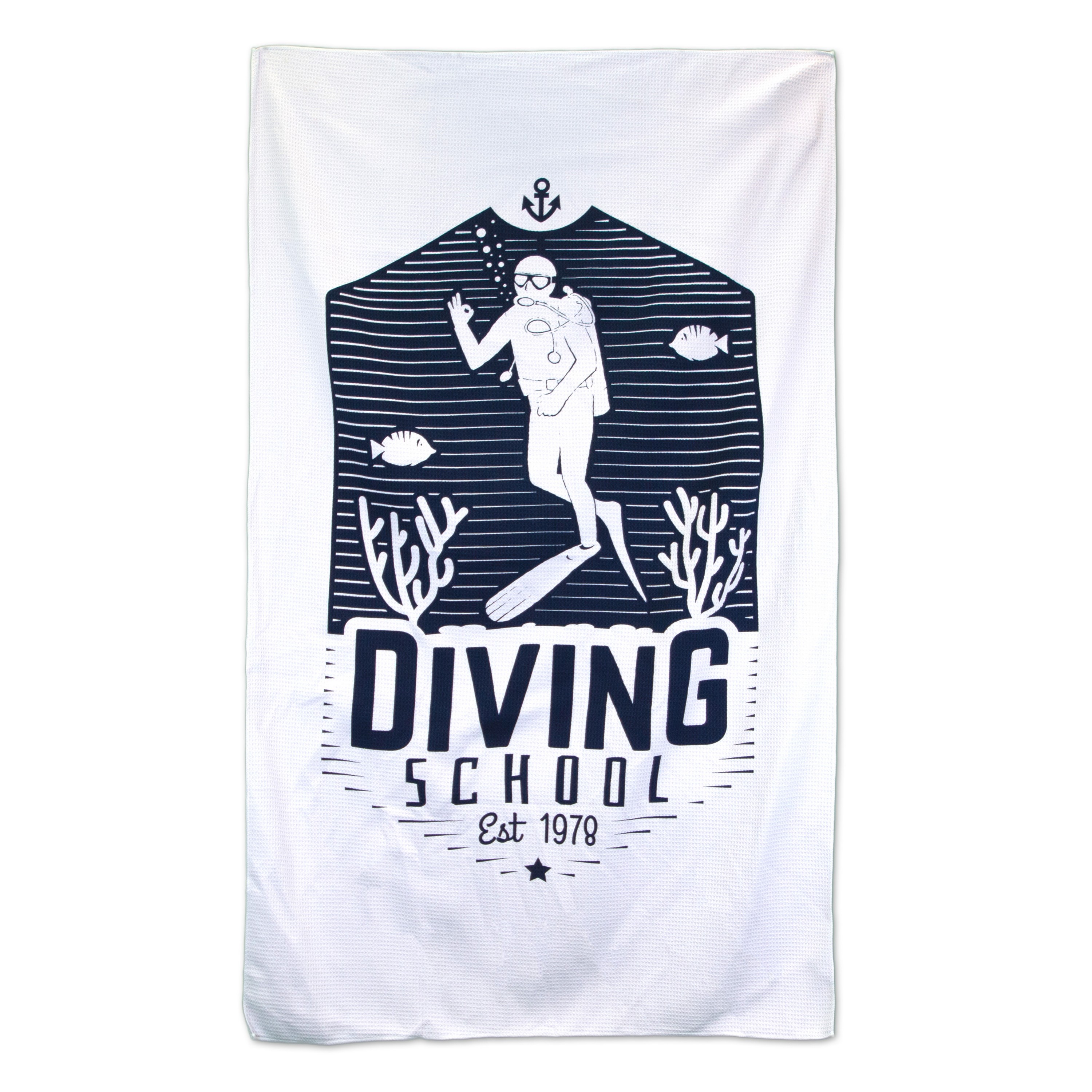 Waffle Weave Beach Towel 1