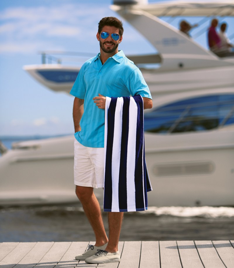 Midweight Cabana Beach Towel (Screen Printed) 2 Midweight Cabana Beach Towel (Screen Printed) 2