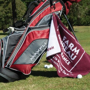 Custom Jacquard Woven Golf Towel (16"x24") 1 Custom Jacquard Woven Golf Towel (16"x24") 1