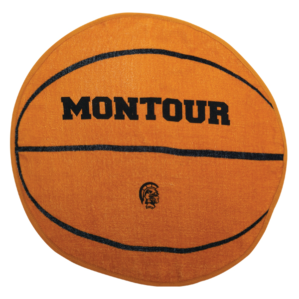 Fiber Reactive Basketball Shaped Sport Towel (Screen Print) 1 Fiber Reactive Basketball Shaped Sport Towel (Screen Print) 1