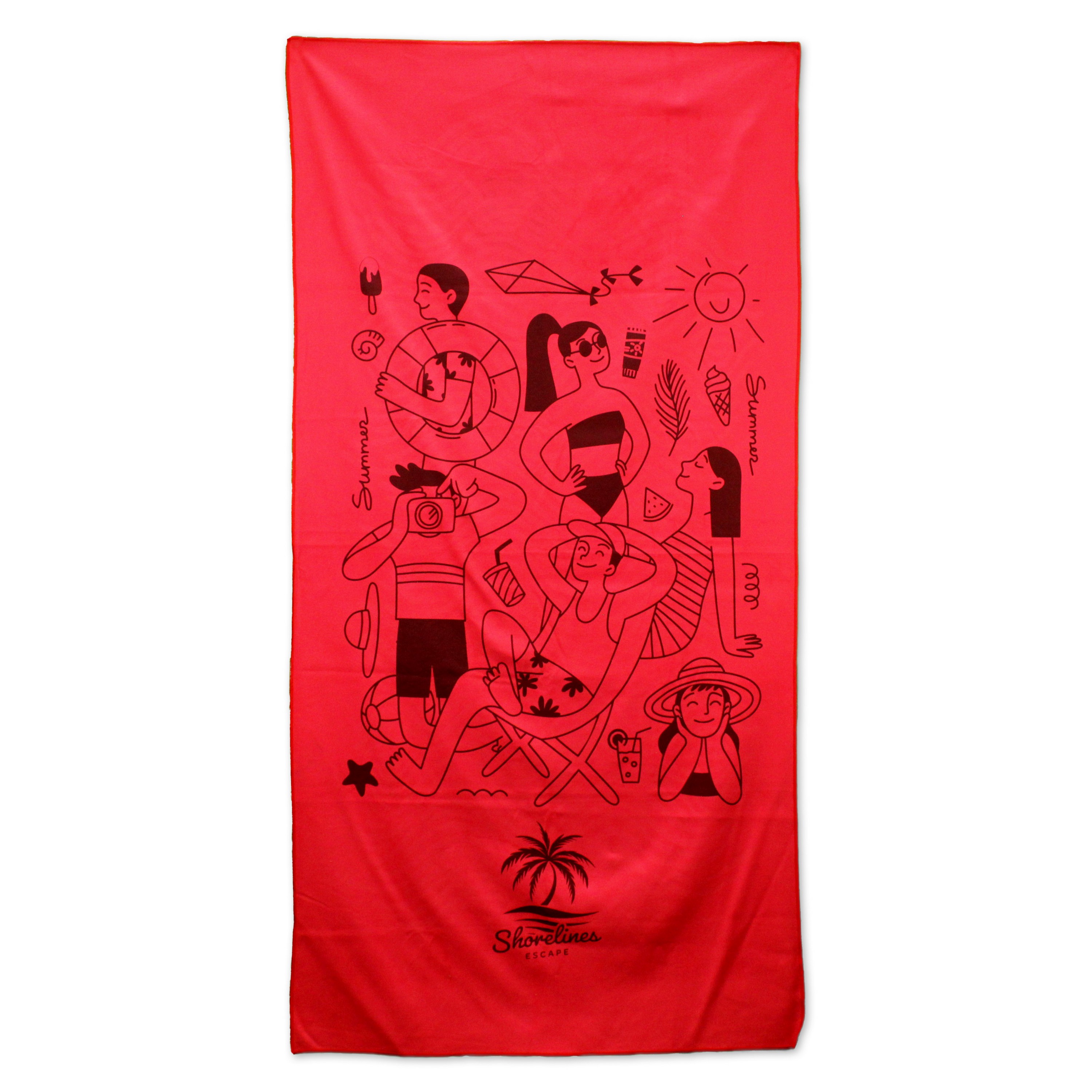 Microsuede Beach Towel (1 Color Imprint) 1