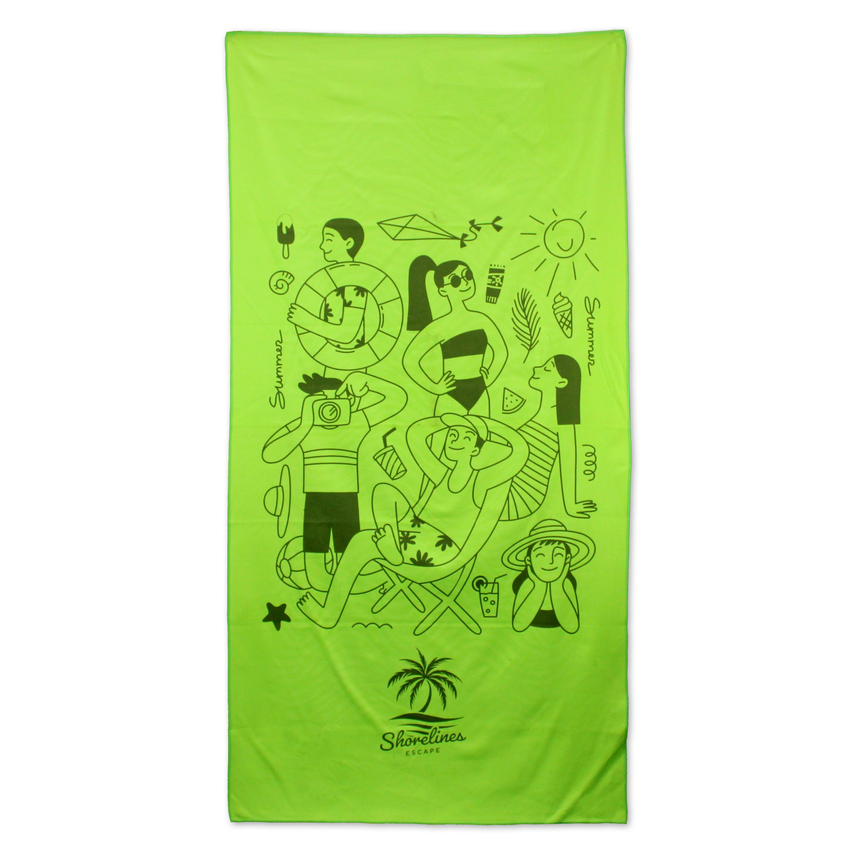 Microsuede Beach Towel (1 Color Imprint) 1
