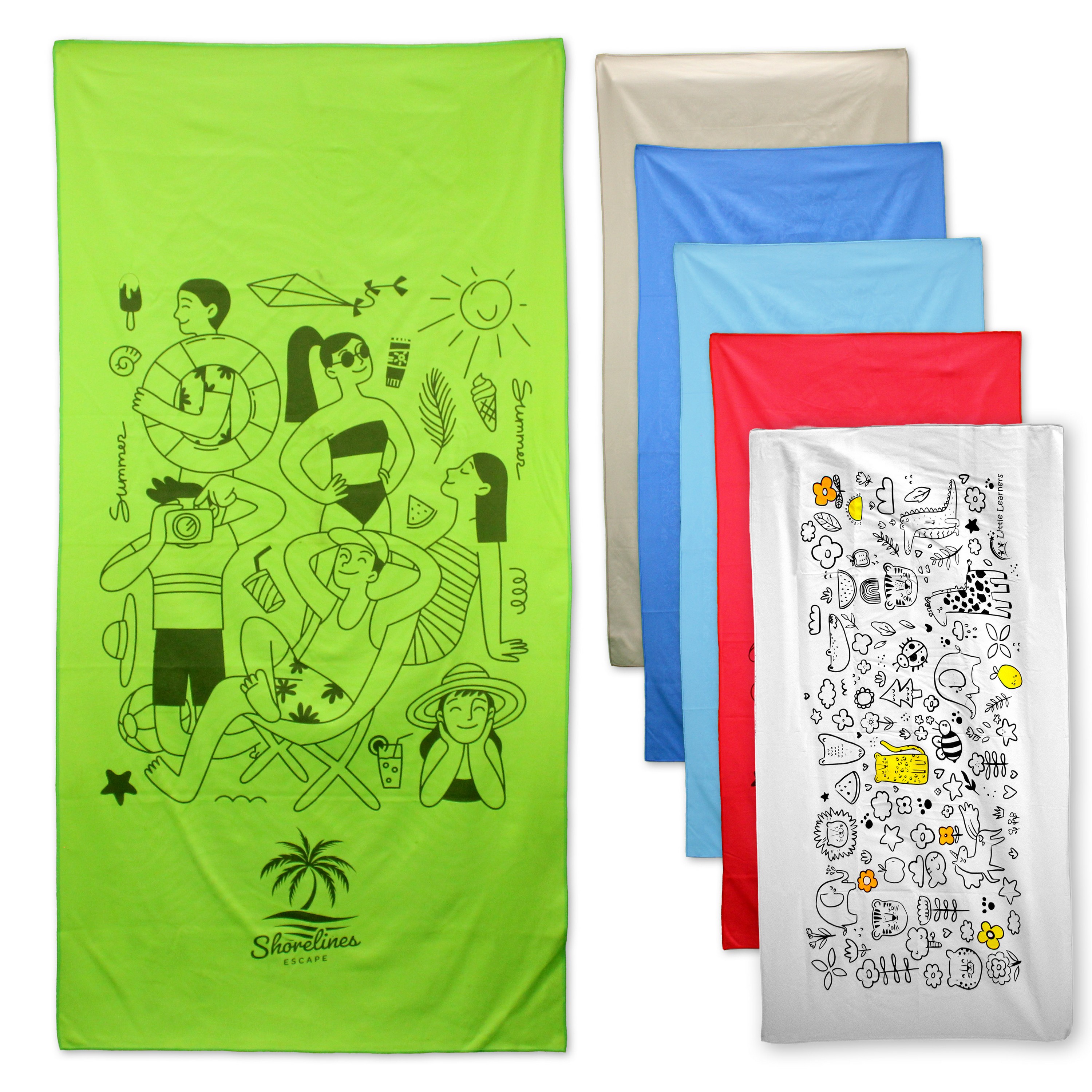 Microsuede Beach Towel (1 Color Imprint) 1