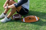 Fiber Reactive Football Shaped Sport Towel (Screen Print) 1 Fiber Reactive Football Shaped Sport Towel (Screen Print) 1