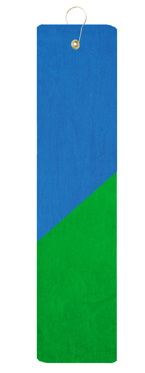 Two Tone Midweight Golf Towel 1
