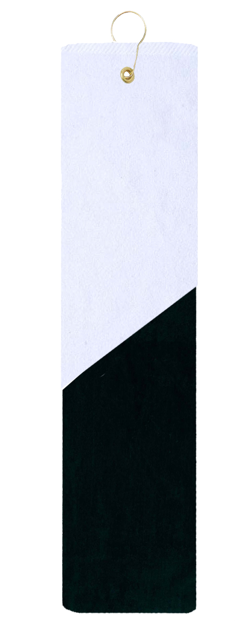 Two Tone Midweight Golf Towel 1