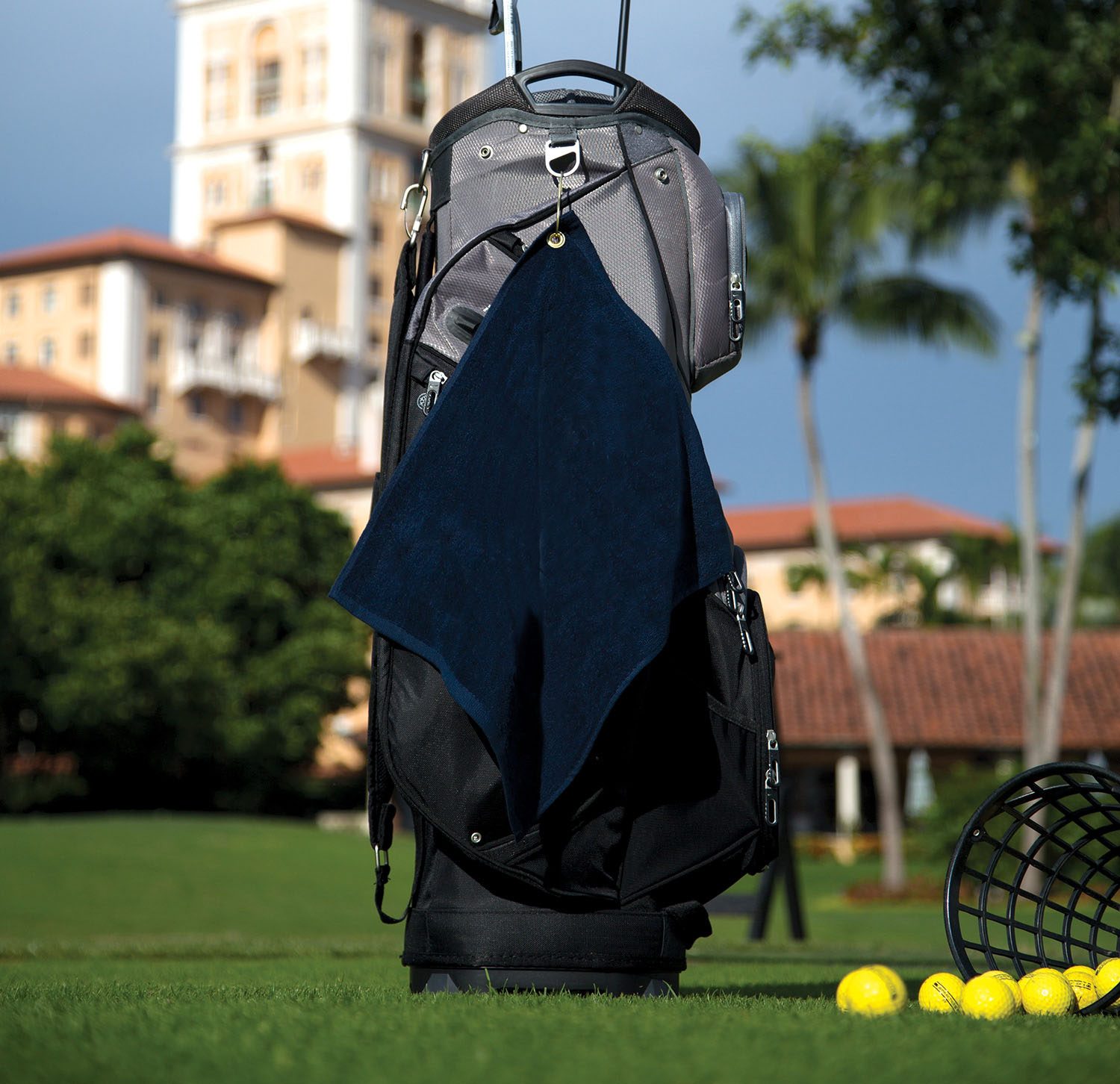 Jewel Collection Soft Touch Golf Towel (Screen Print) 1