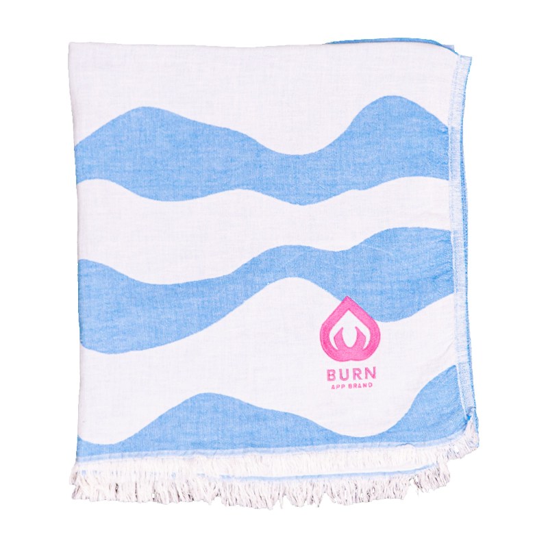 Wavy Stripes Double Faced Peshtemal Towel 1 Wavy Stripes Double Faced Peshtemal Towel 1