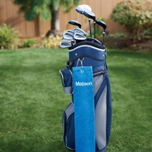 The Platinum Collection Golf Towel w/ Tri-Fold Grommet (Embroidery) 1 The Platinum Collection Golf Towel w/ Tri-Fold Grommet (Embroidery) 1