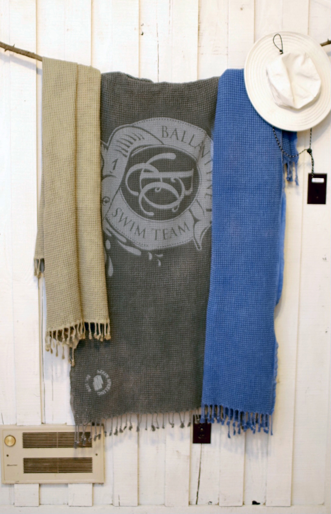 Teema Waffle Weave Beach Towel 1