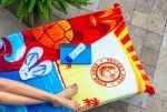 Surf Board Stock Design Beach Towel 1 Surf Board Stock Design Beach Towel 1