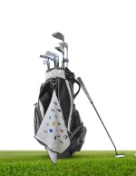 Microfiber Waffle Golf Towel (Color Splash) 1 Microfiber Waffle Golf Towel (Color Splash) 1