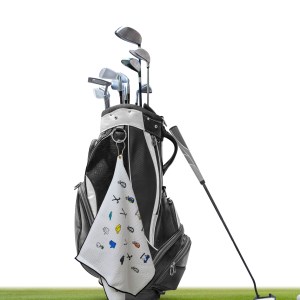 Microfiber Waffle Golf Towel (Color Splash) 1 Microfiber Waffle Golf Towel (Color Splash) 1