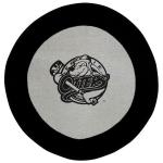 Fiber Reactive Hockey Puck Shaped Sport Towel (Screen Print) 1 Fiber Reactive Hockey Puck Shaped Sport Towel (Screen Print) 1