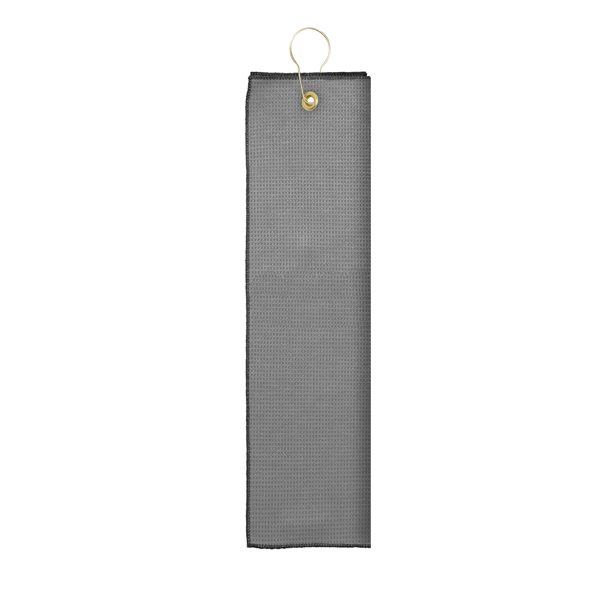 Microfiber Waffle Golf Towel with Tri-Fold Grommet (Embroidery) 1