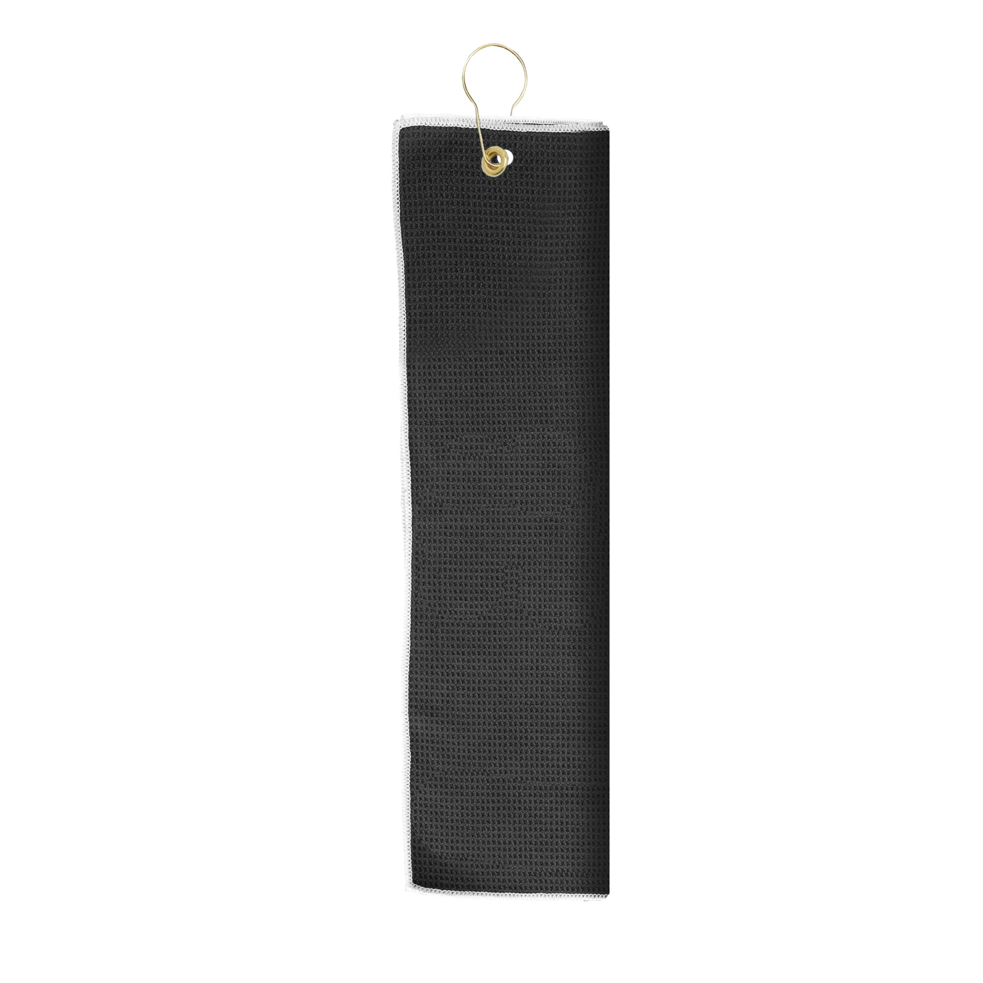 Microfiber Waffle Golf Towel with Tri-Fold Grommet (Embroidery) 1
