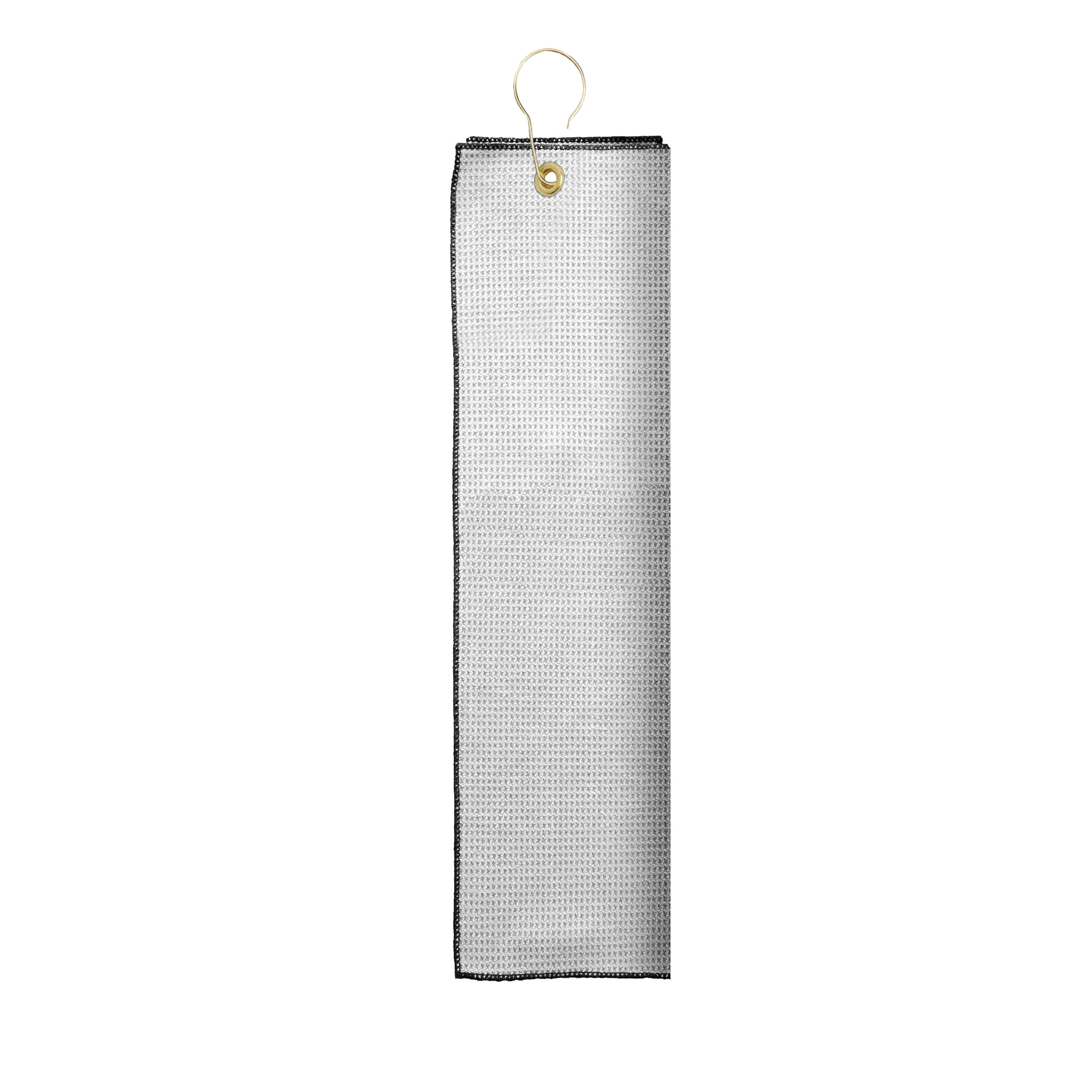Microfiber Waffle Golf Towel with Tri-Fold Grommet (Embroidery) 1