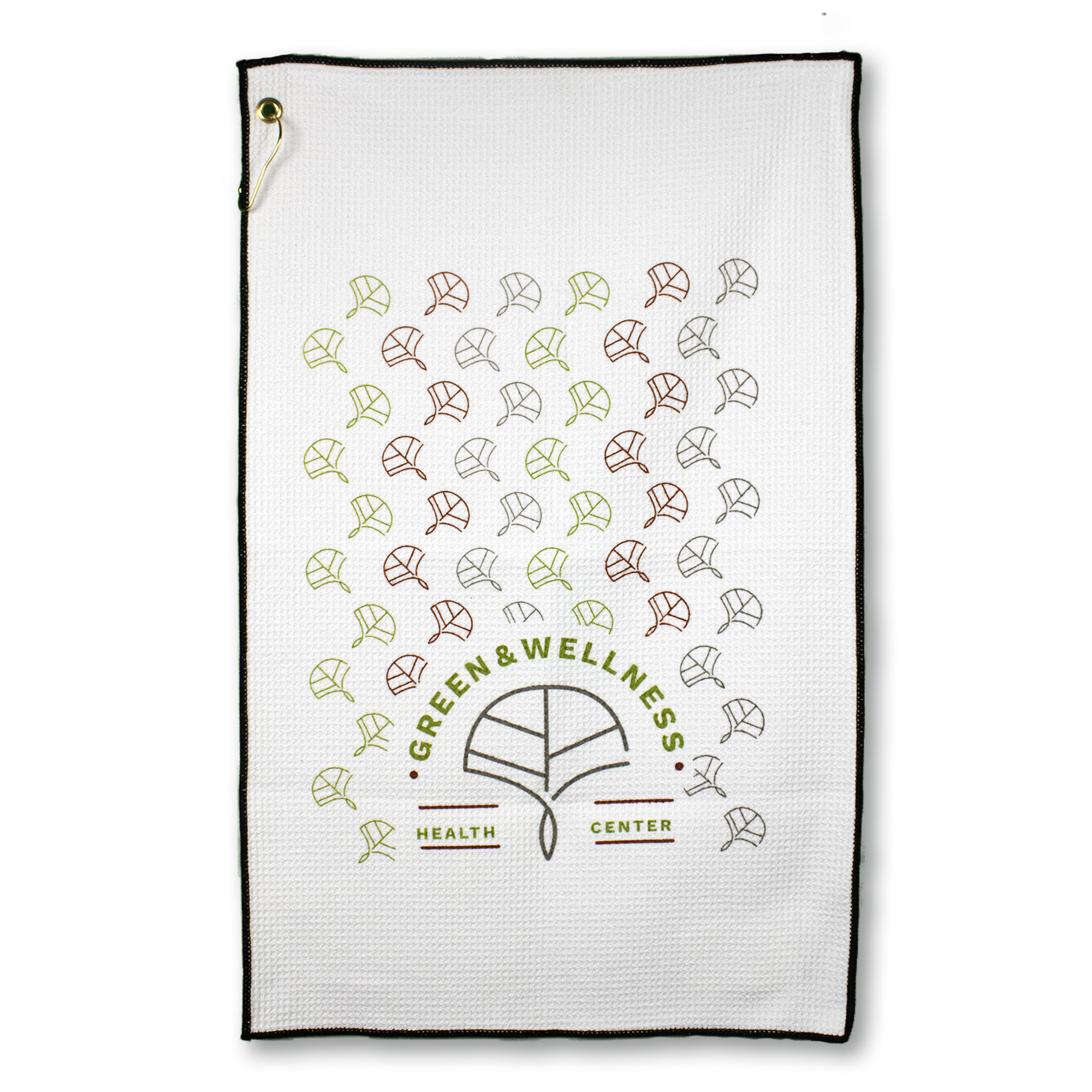 Microfiber Waffle Golf Towel (Embroidery) 1