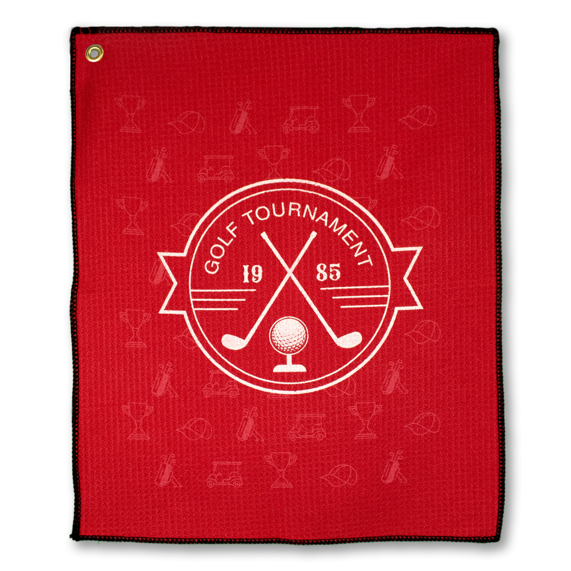 Microfiber Waffle Small Golf Towel (Screen Print) 1