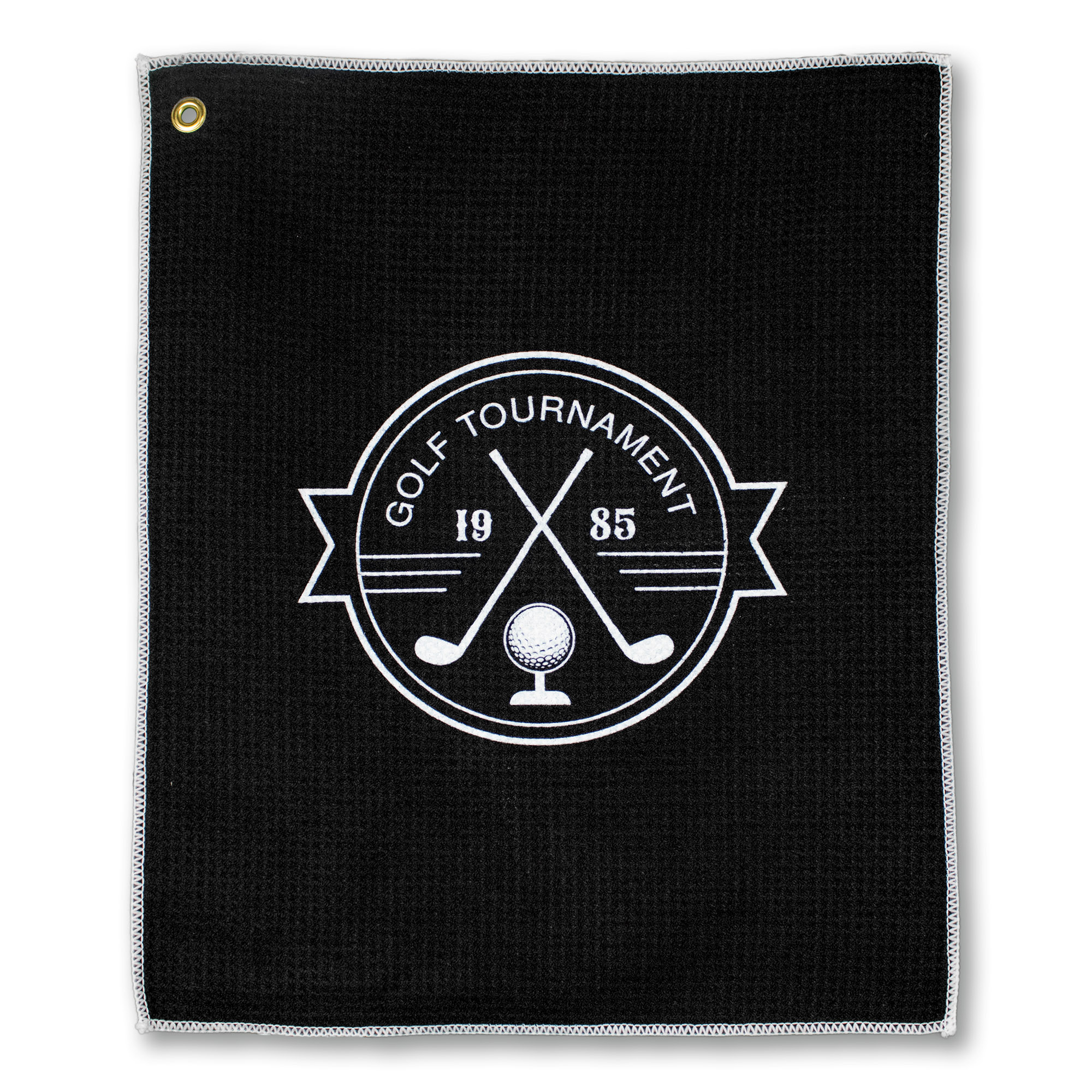 Microfiber Waffle Small Golf Towel (Screen Print) 1